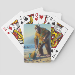 Bigfoot Reinigungsstrand Spielkarten