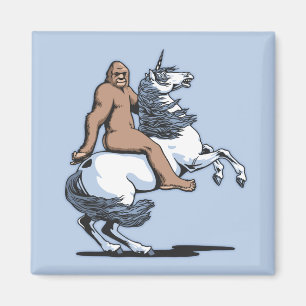 Bigfoot Reiten Magnet