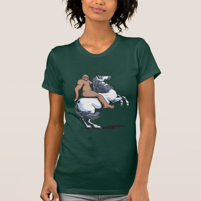 Bigfoot Reiten T-Shirt (Vorderseite)