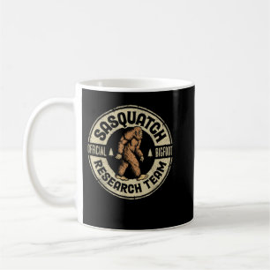 Bigfoot Research Team Retro Vintag Sasquatch Men Kaffeetasse