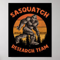 Bigfoot Research Team Retro Vintag Sasquatch