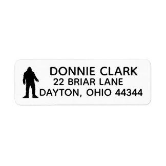 BIGFOOT RETURN ADDRESS LABELS