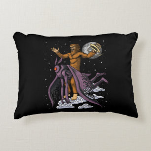 Bigfoot Riding Mothman Dekokissen
