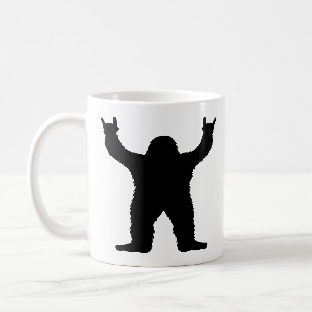 Bigfoot Rock On  Kaffeetasse (Links)