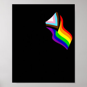Bigfoot Rock On Stolz Gay Lgbtq Progressiv Neu Pr Poster