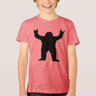 Bigfoot Rock On Tri-Blend Shirt