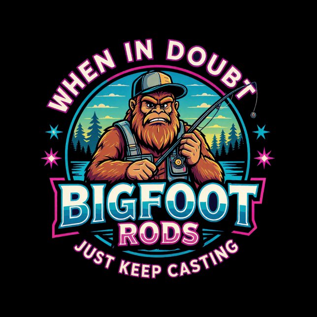 Bigfoot Rods When Your In Doubt Aufkleber (Von Creator hochgeladen)