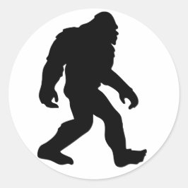 Bigfoot Runder Aufkleber