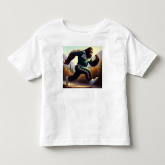 Bigfoot Running Kleinkind T-shirt