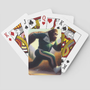Bigfoot Running Spielkarten