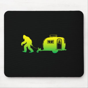 Bigfoot Rv Wohnmobil Camping Sasquatch Campervan G Mousepad