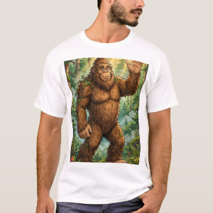 Bigfoot-Sammelkarte Kunst-T-Shirt T-Shirt