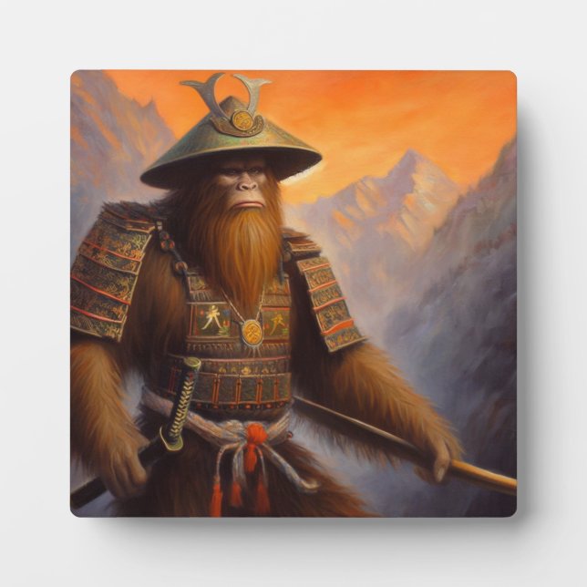 Bigfoot Samurai Fotoplatte (Vorderseite)