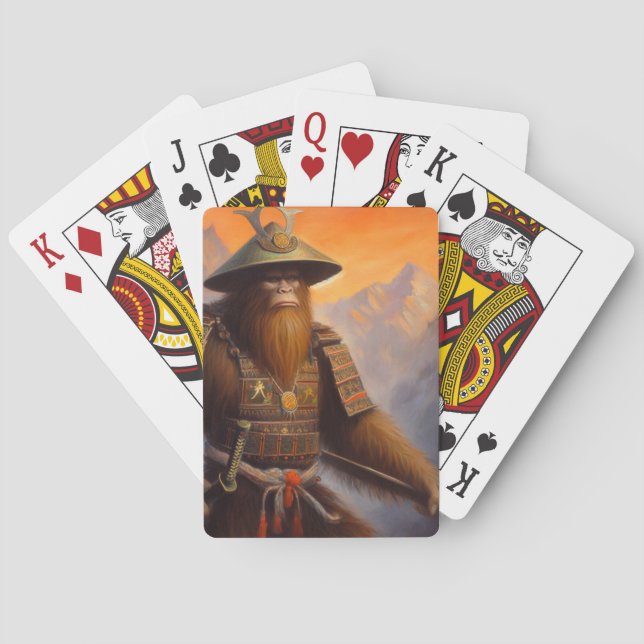 Bigfoot Samurai Spielkarten (Rückseite)