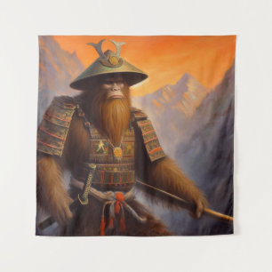 Bigfoot Samurai Wandteppich