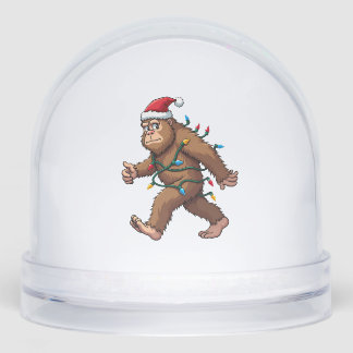 Bigfoot Santa Christmas Tree Lights Xmas Boys Men 