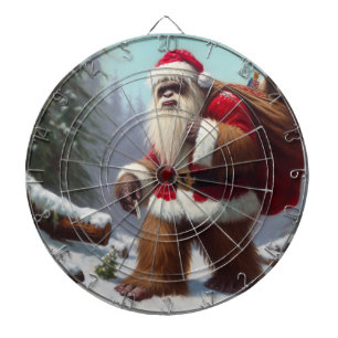 Bigfoot Santa Claus Dartscheibe