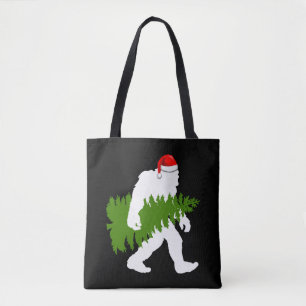 BigFoot Santa Claus Fun Christmas Ohrts Tasche