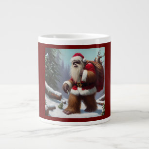 Bigfoot Santa Claus Jumbo-Tasse