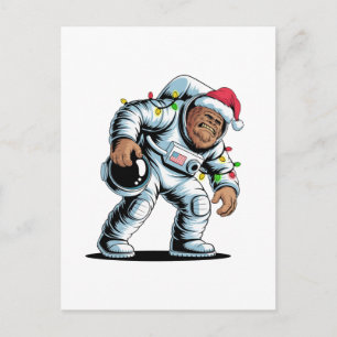 Bigfoot Sasquatch Astronaut Weihnachten 2026 Feier
