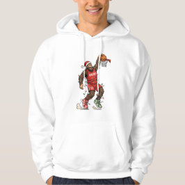 Bigfoot Sasquatch Basketball Weihnachten 2026 Feie Hoodie