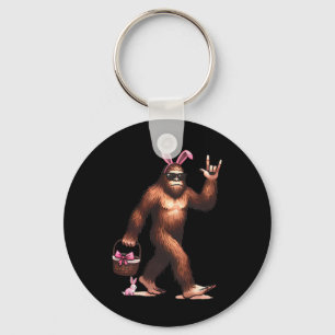 Bigfoot Sasquatch Bunny Ostereier Retro Männer Jun Schlüsselanhänger