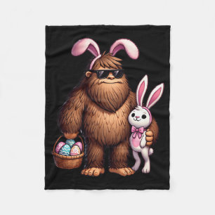 Bigfoot Sasquatch Bunny Ostereier Retro Men Boys Fleecedecke