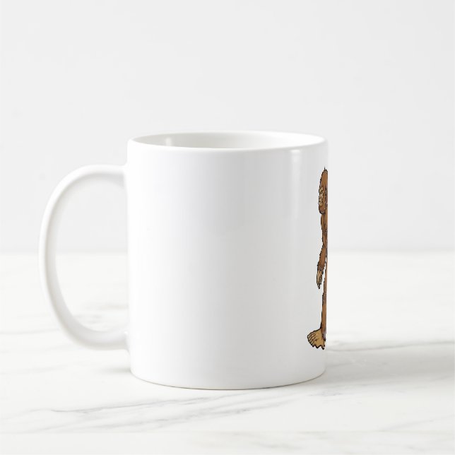 Bigfoot Sasquatch Carry Beängstigend Pumpkin T Shi Kaffeetasse (Links)