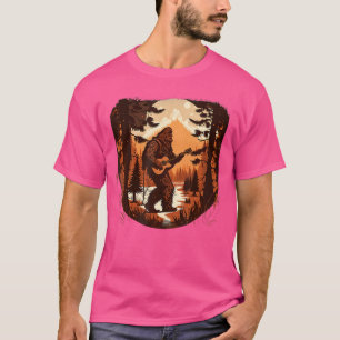 Bigfoot Sasquatch Cool Yeti Country Music Rodeo Gu T-Shirt