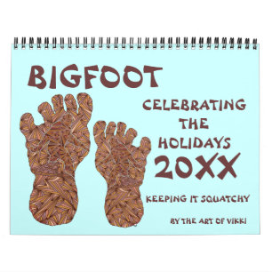 Bigfoot Sasquatch Cryptid Geek 20XX Kalender