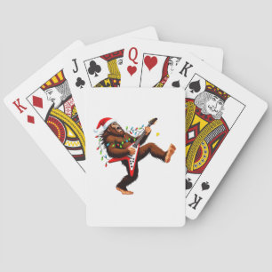 Bigfoot Sasquatch E-Gitarre Weihnachten 2026 Spielkarten