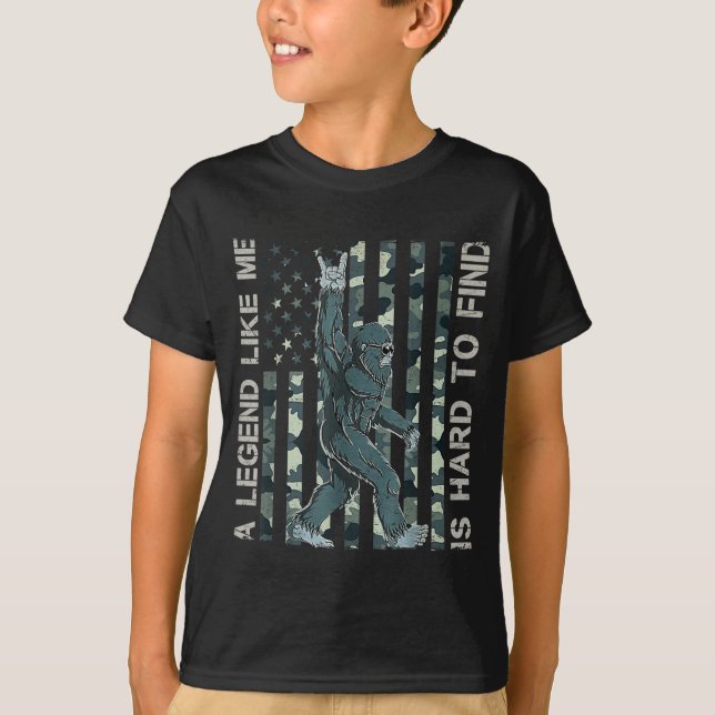 Bigfoot Sasquatch Eine Legende Wie Ich Ist Schwer  T-Shirt (Vorderseite)