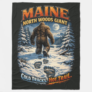 Bigfoot Sasquatch Fleecedecke