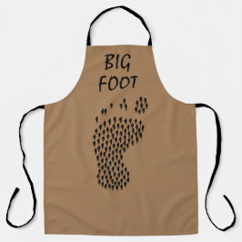 bigfoot,sasquatch,Footprint,skunk+ape, Schürze