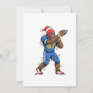 Bigfoot Sasquatch Fußball Weihnachten 2026 Feierta Dankeskarte