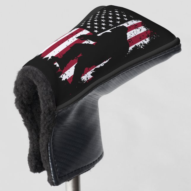 Bigfoot – Sasquatch  Golf Headcover (3/4 Vorderseite)