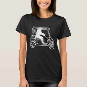 Bigfoot Sasquatch Golf spielen T-Shirt