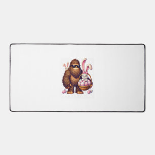 Bigfoot Sasquatch Hase Ostereier Retro Männer Jung Schreibtischunterlage