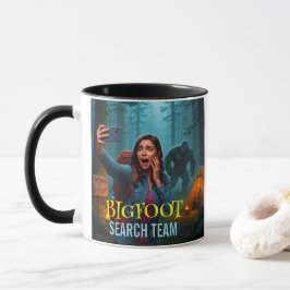 Bigfoot Sasquatch Im Wald Kaffeetasse