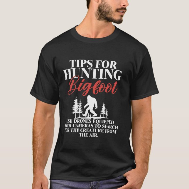 Bigfoot Sasquatch Long Sleeve T Shirt (Vorderseite)