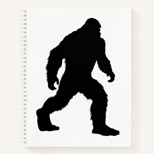 Bigfoot Sasquatch-Notebook Notizbuch (Vorderseite)