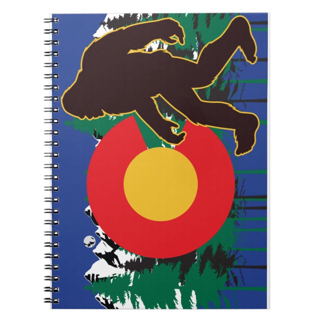 Bigfoot-Sasquatch Notizblock (Vorderseite)