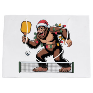 Bigfoot Sasquatch Pickleball Weihnachten 2026   Große Geschenktüte