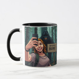 Bigfoot Sasquatch Selfie Tasse