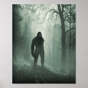 Bigfoot / Sasquatch Stille Watcher Poster