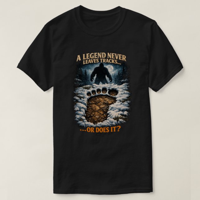 Bigfoot Sasquatch T-Shirt (Design vorne)