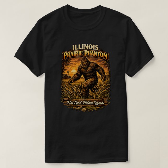 Bigfoot Sasquatch T-Shirt (Design vorne)