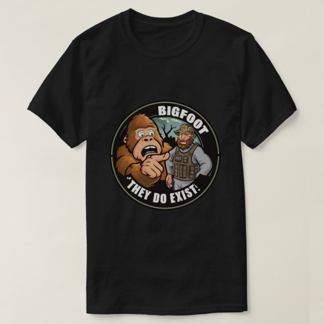 Bigfoot Sasquatch T-Shirt (Design vorne)