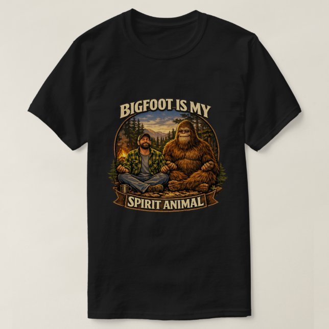 Bigfoot Sasquatch T-Shirt (Design vorne)
