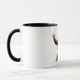 Bigfoot Sasquatch Teufelshörner Weihnachten 2026 R Tasse